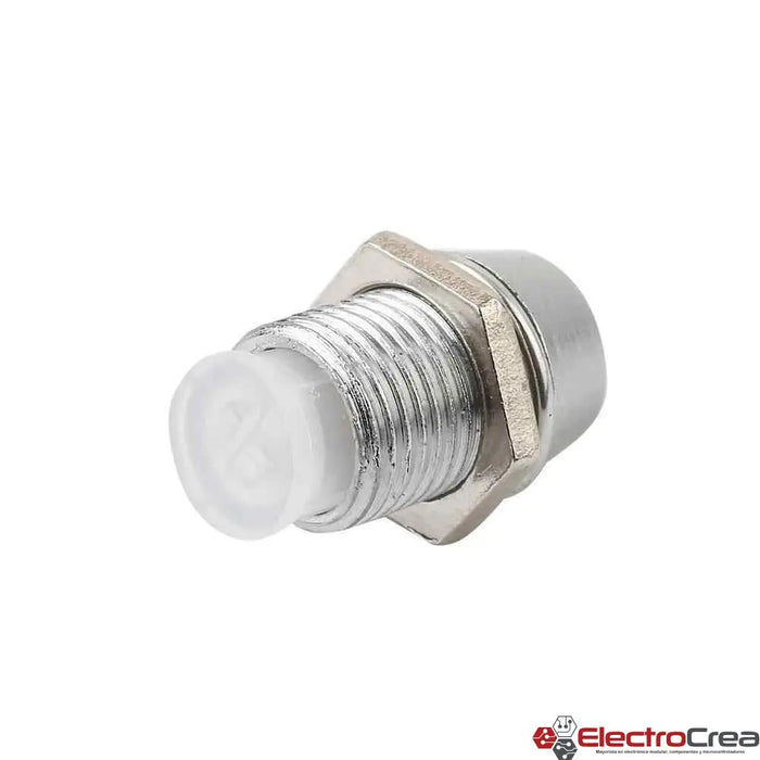 5mm Metálico porta led con tuerca - ElectroCrea