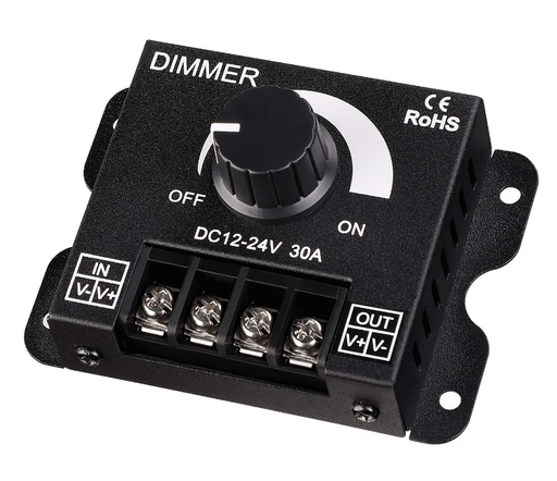 Dimmer led 12v-24v 30a regulador de brillo atenuador