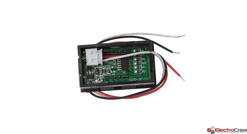 Voltímetro digital 5-120v - ElectroCrea