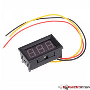 Voltímetro digital 2.6-30v - ElectroCrea