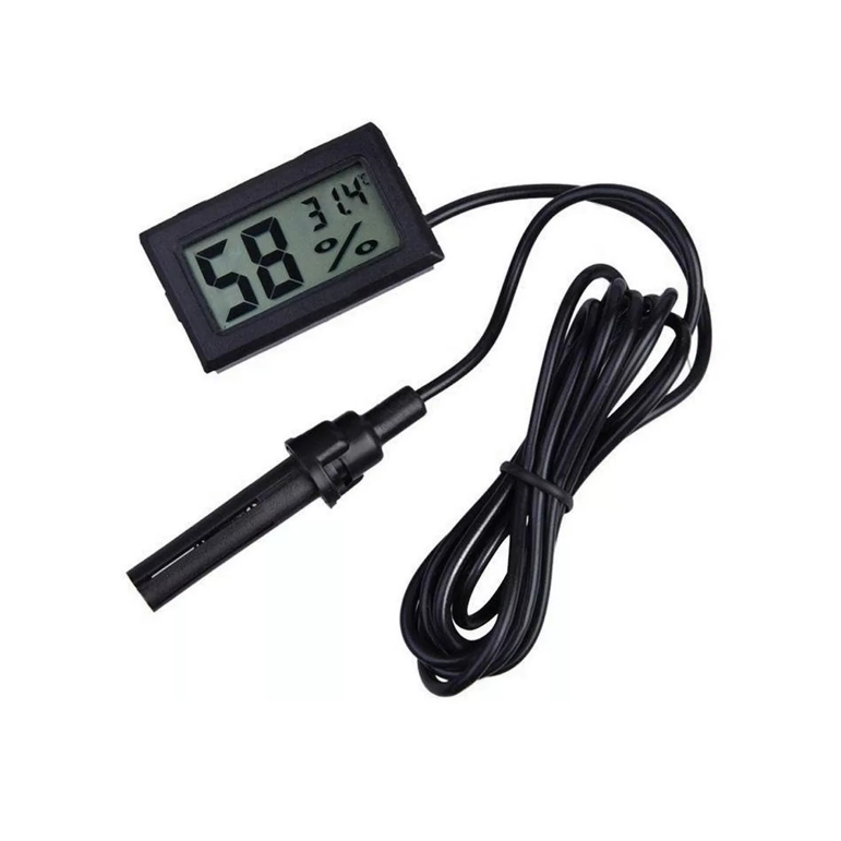 Termohigrometro digital con LCD y sonda