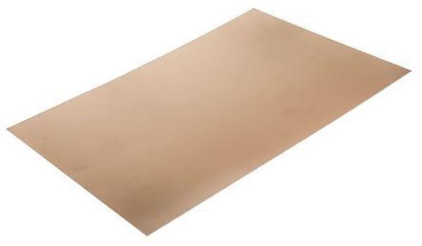 Tablilla cobreada 1 cara 10x15 cm - ElectroCrea