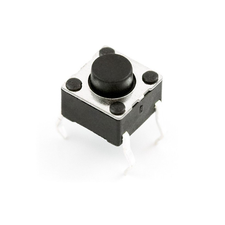 4p Interruptor push botón 4 pines 6x6x4.3mm
