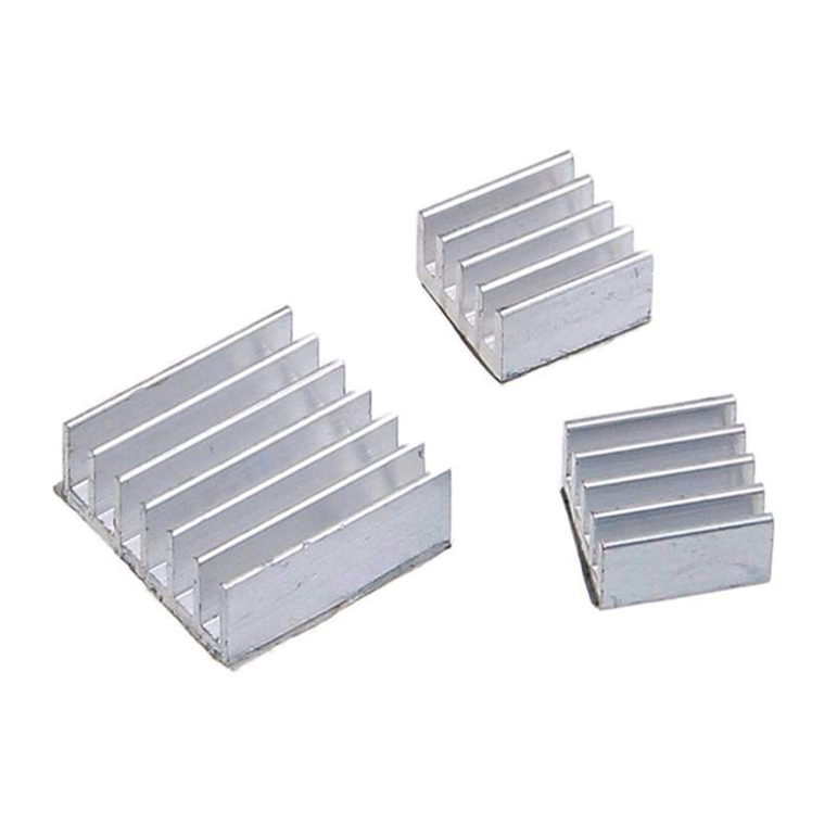 Disipadores Raspberry Pi kit 3pzas