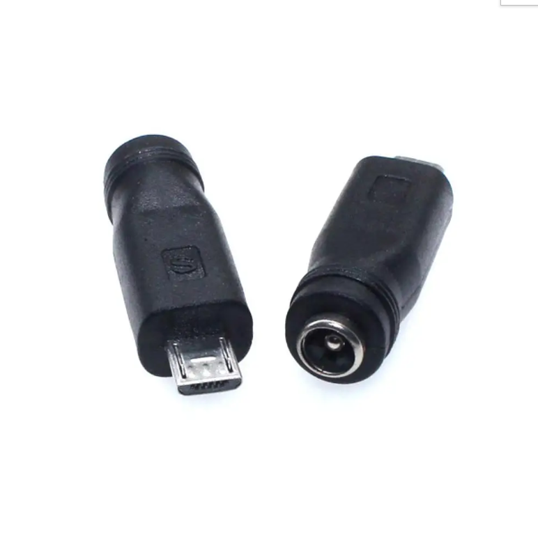 DC Hembra a Micro B USB adaptador