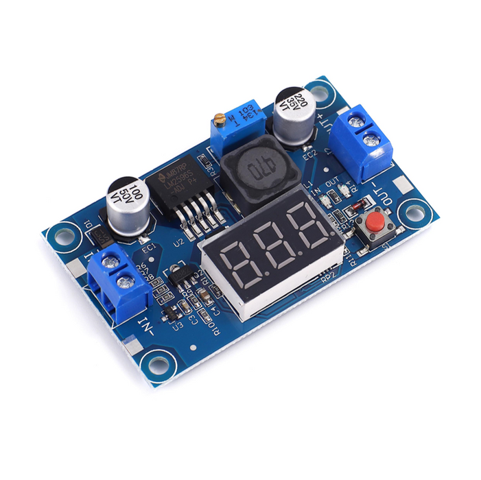 LM2596 Display modulo regulador de voltaje Step-Down 4-35V