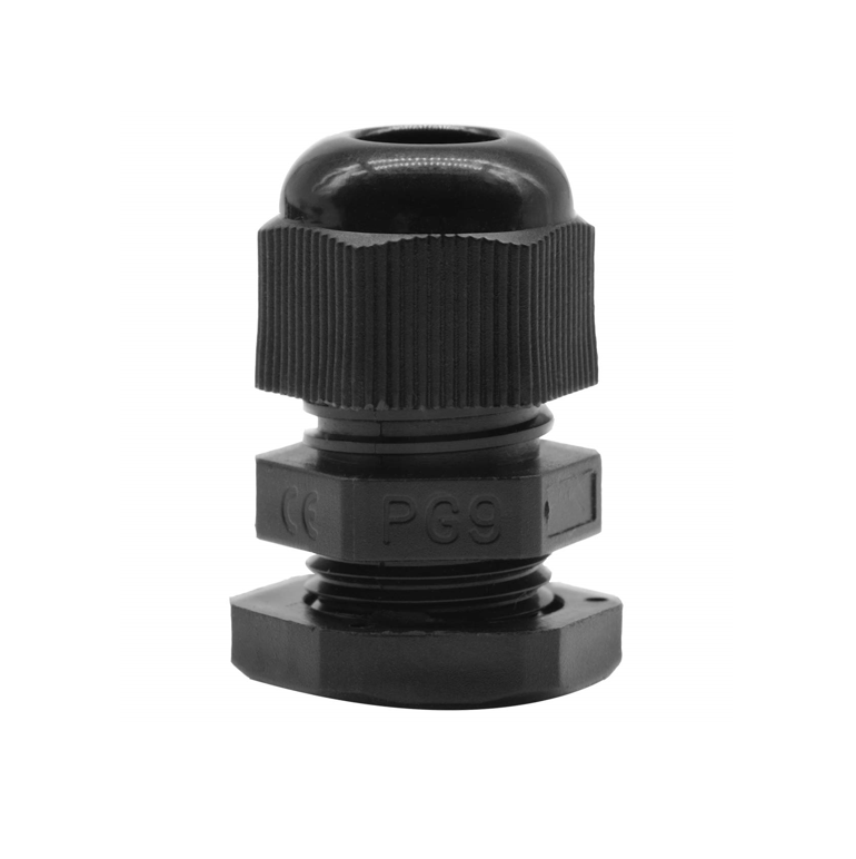PG9 Conector plástico tipo glándula