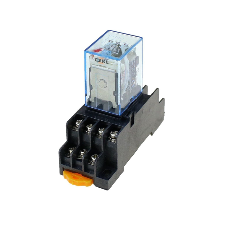 Relevador MY4NJ con Base PYF14A - Varios voltajes