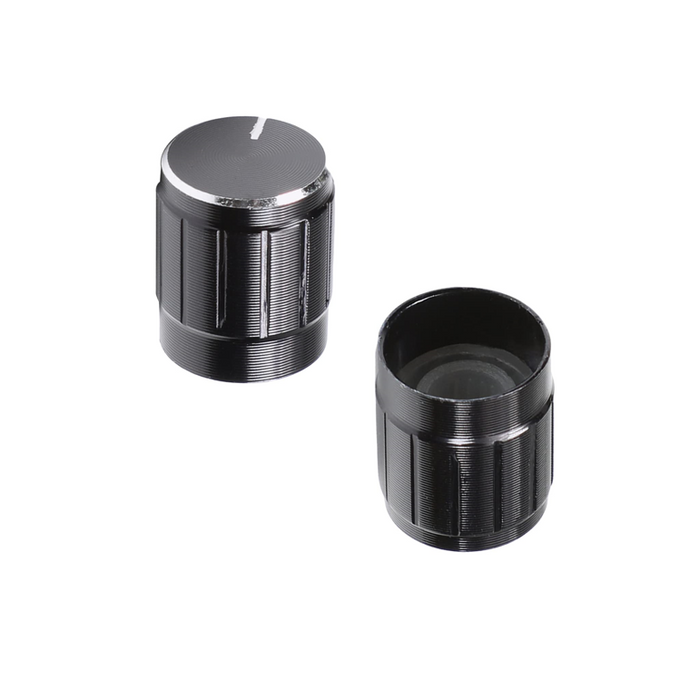 15x17mm Aluminio negro perilla knob