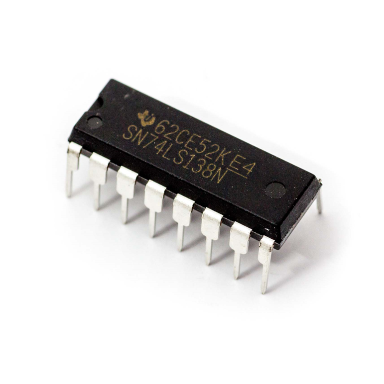 74LS138 Demultiplexor y decodificador