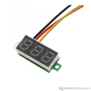 Voltímetro digital chico 0-30v - ElectroCrea