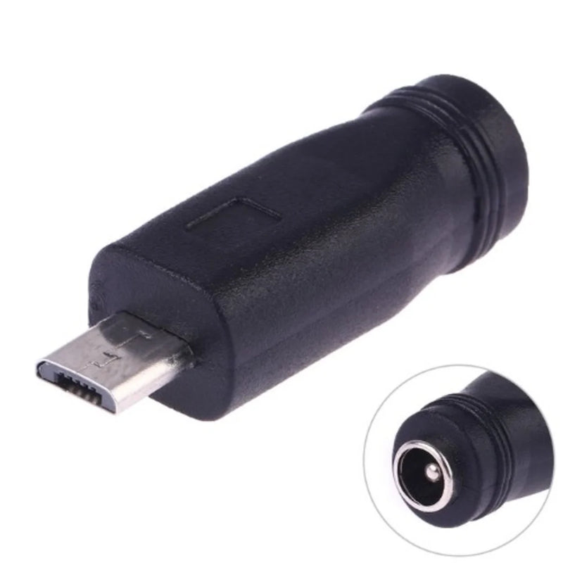 DC Hembra a Micro B USB adaptador
