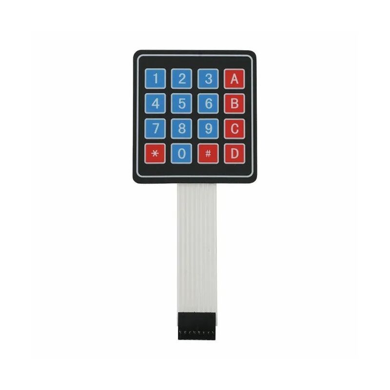 4x4 Teclado membrana matricial