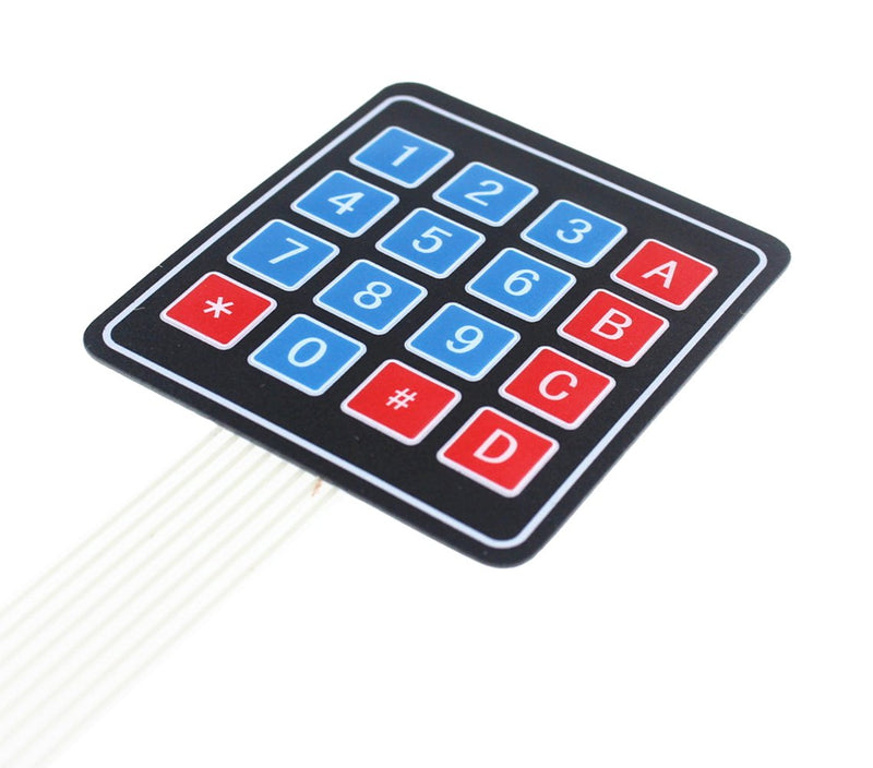 4x4 Teclado membrana matricial