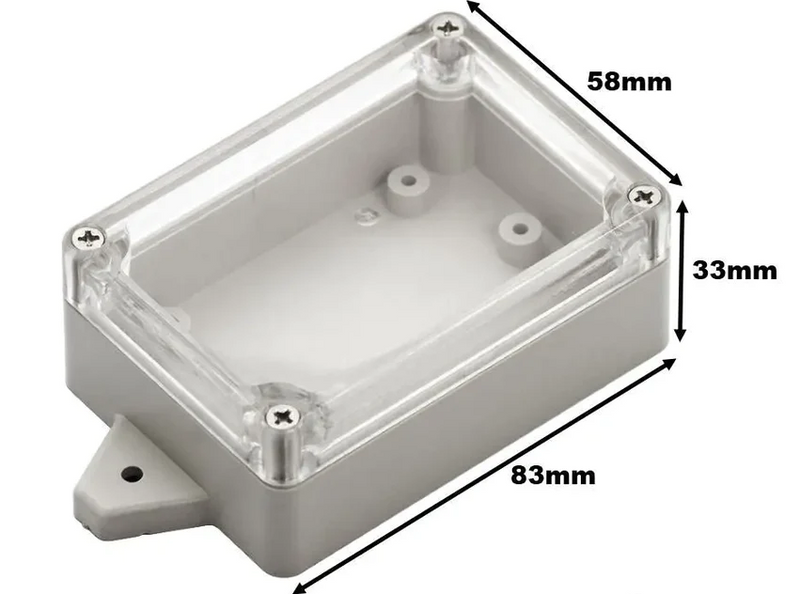 83x58x33MM Transparente caja para proyectos