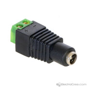 Adaptador DC Hembra a Terminales - ElectroCrea
