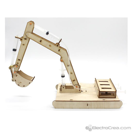 Kit Brazo Hidraulico Excavador con Jeringas - ElectroCrea