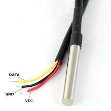 Sensor de temperatura contra agua DS18B20 - ElectroCrea