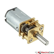Motor DC con reductor 100 RPM - ElectroCrea