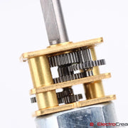 Motor DC con reductor 100 RPM - ElectroCrea