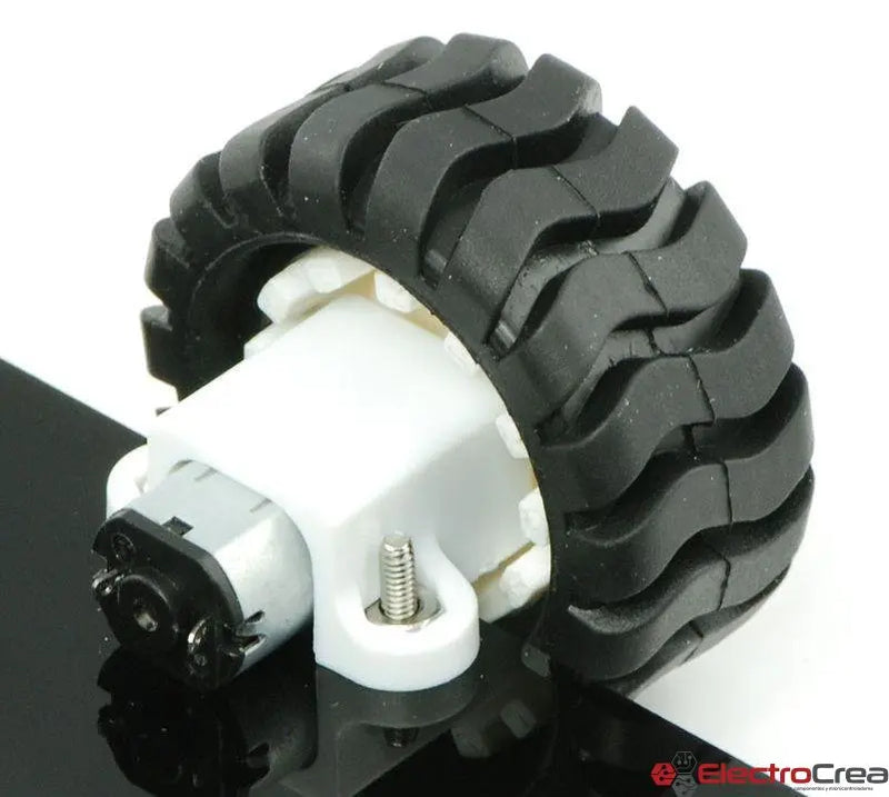 Motor DC con reductor 100 RPM - ElectroCrea