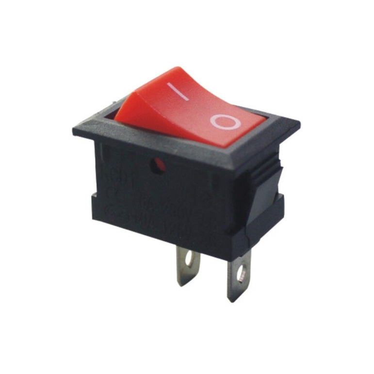 KCD1 125v 10A Rojo interruptor balancín