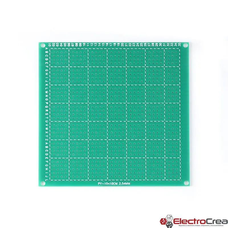 10x10cm Perforada tablilla fenólica - ElectroCrea