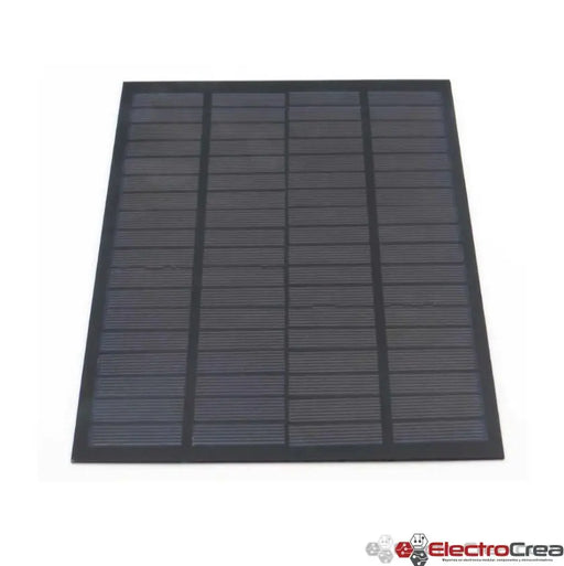 18v 5W Panel solar 170x220mm PET - ElectroCrea