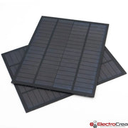 18v 5W Panel solar 170x220mm PET - ElectroCrea