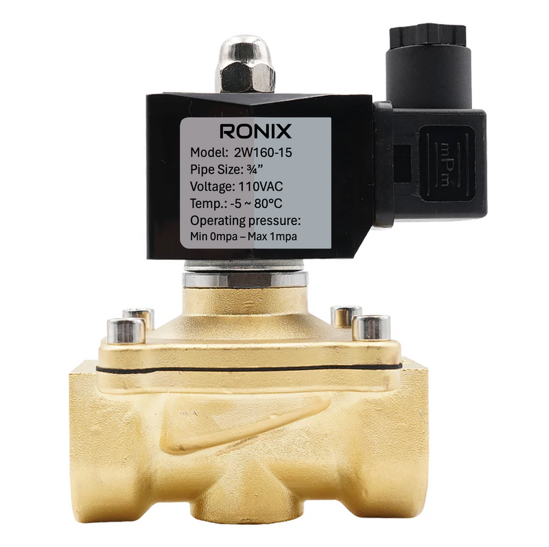 Electro Valvula Solenoide 1/2 RONIX RXV3412