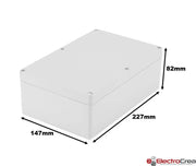 227x147x82MM Caja para proyectos - ElectroCrea