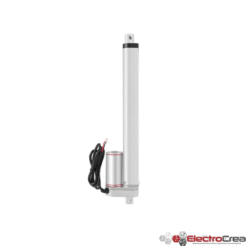 250MM 90KG Actuador lineal eléctrico 12V - ElectroCrea