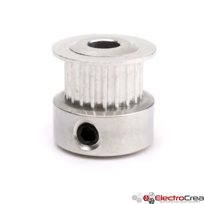 Polea dentada GT2 20 dientes 5mm - ElectroCrea