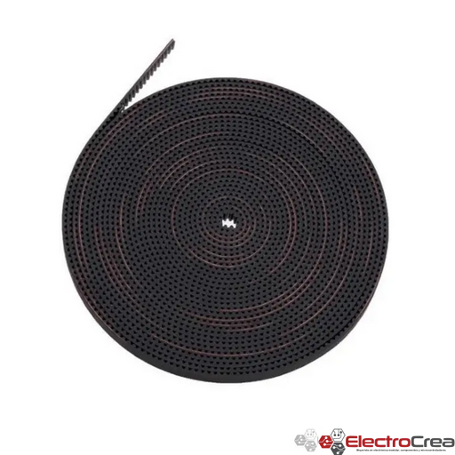 Banda dentada GT2 2GT-6mm 1 metro lazo abierto - ElectroCrea