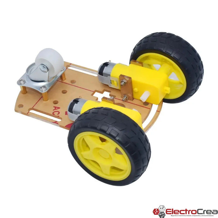 2WD Kit Chasis Robot 2 Motores V2 - ElectroCrea
