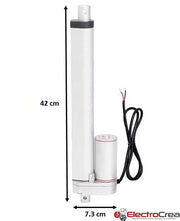 300MM 150KG Actuador lineal eléctrico 12V - ElectroCrea