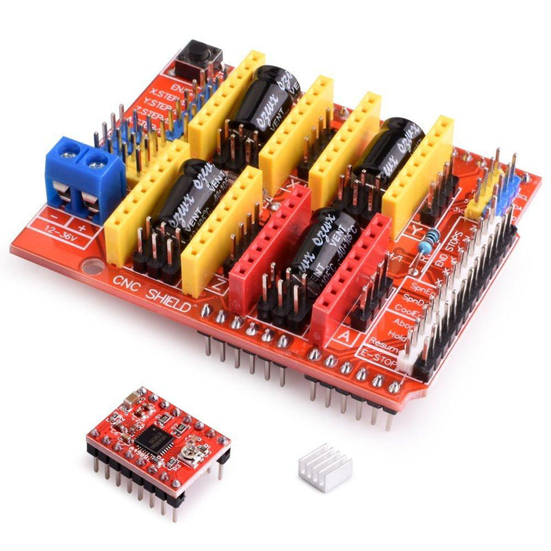 Shield para control de CNC Driver A4988 - ElectroCrea