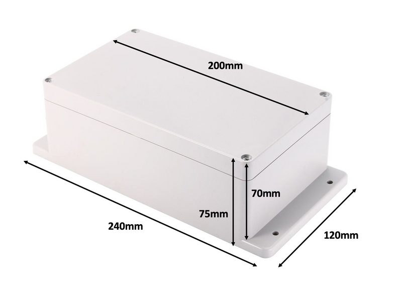 200x120x75MM Caja para proyectos