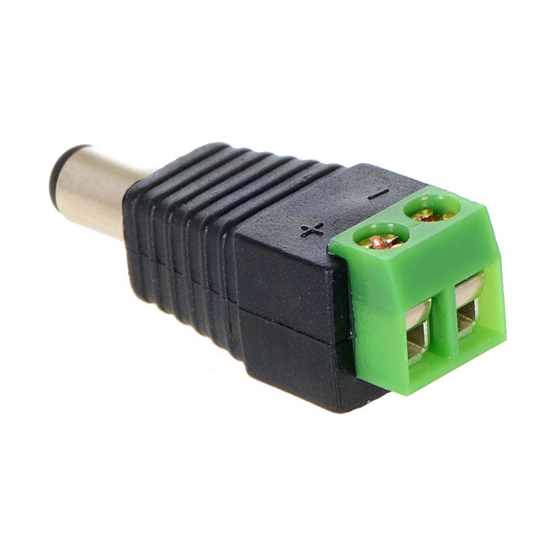 Adaptador Terminales a DC Macho - ElectroCrea