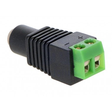 Adaptador DC Hembra a Terminales - ElectroCrea