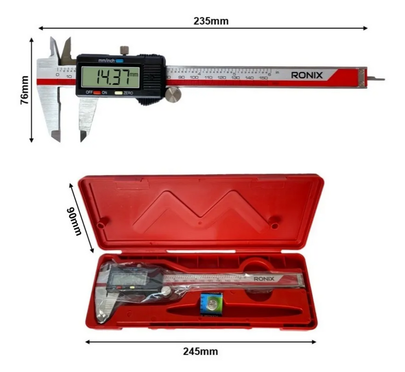 6" 150mm Digital vernier pie de rey