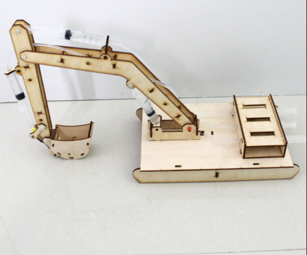 Kit Brazo Hidraulico Excavador con Jeringas - ElectroCrea