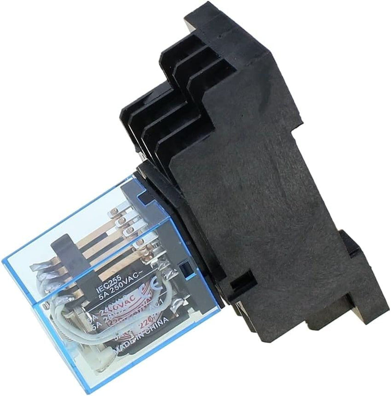 Relevador MY4NJ con Base PYF14A - Varios voltajes