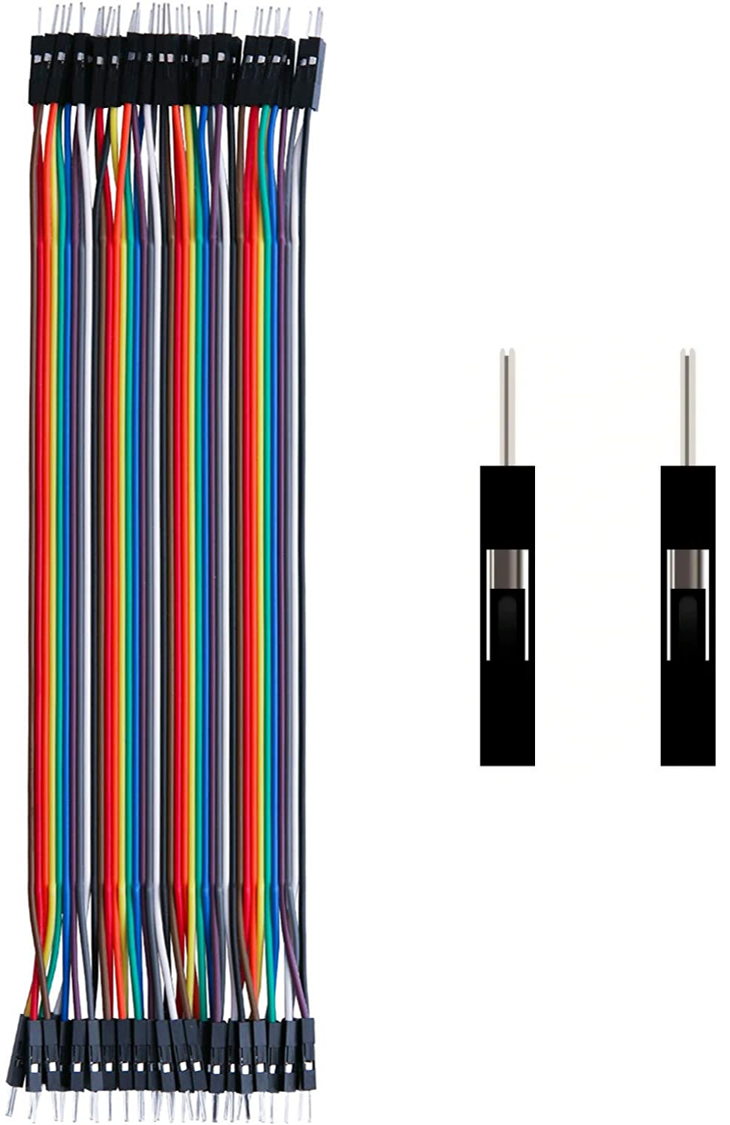 Cable jumper dupont 40pzas - 20cm - Varios tipos