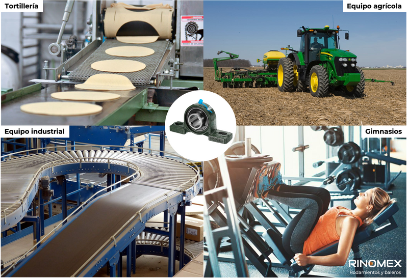 Chumacera de piso 1 pulgada UCP205-16