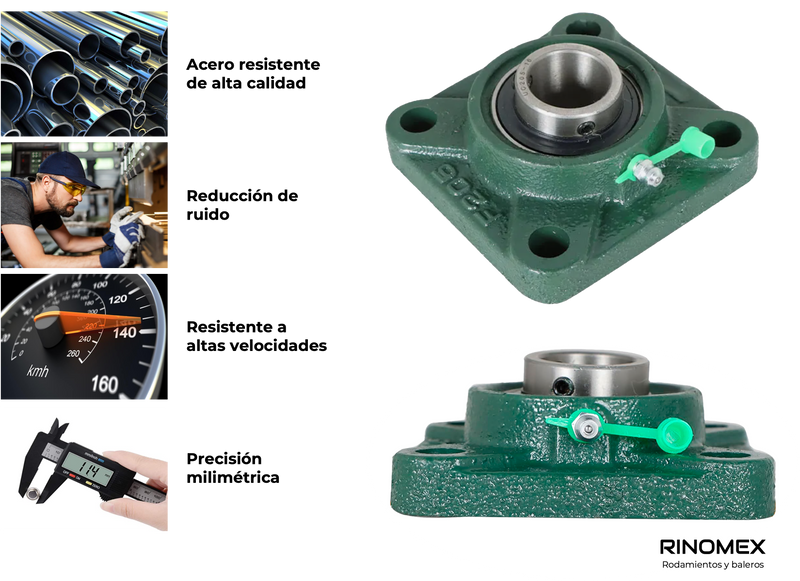 Chumacera de pared 1 pulgada UCF205-16