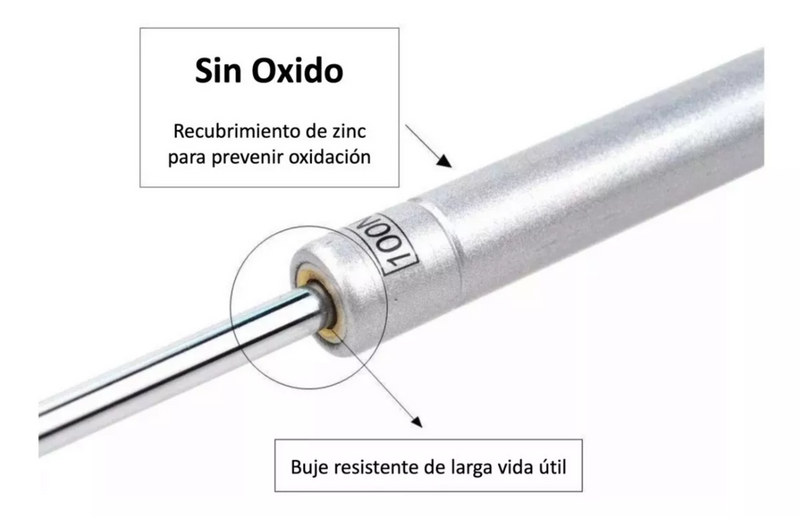 Piston neumático 15KG 150N
