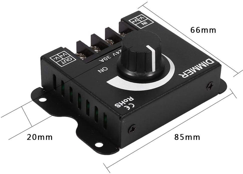 Dimmer led 12v-24v 30a regulador de brillo atenuador