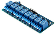Módulo de 8 relevadores - ElectroCrea