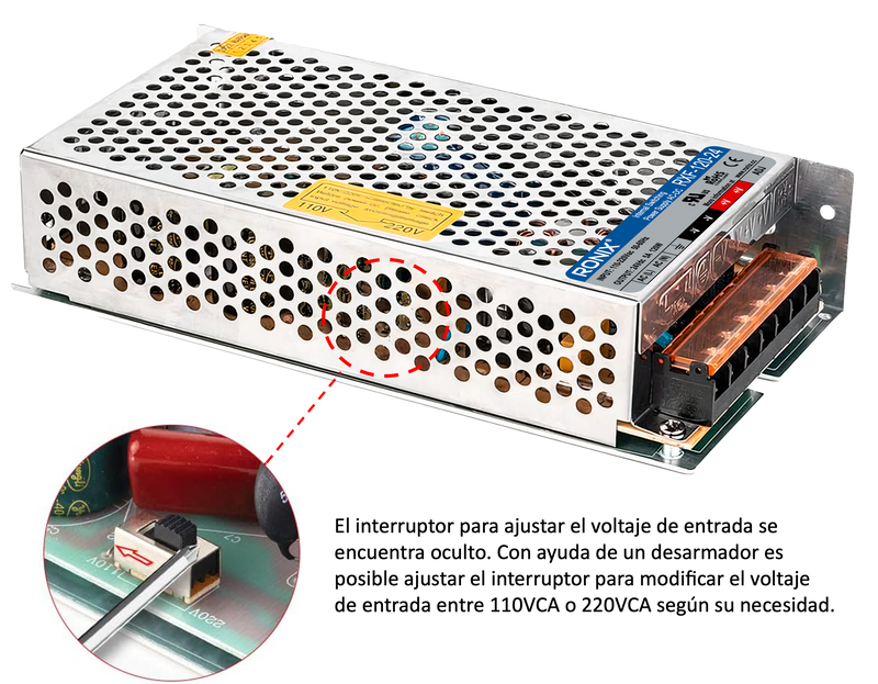 24v 5A Fuente de voltaje conmutada RXF-120-24